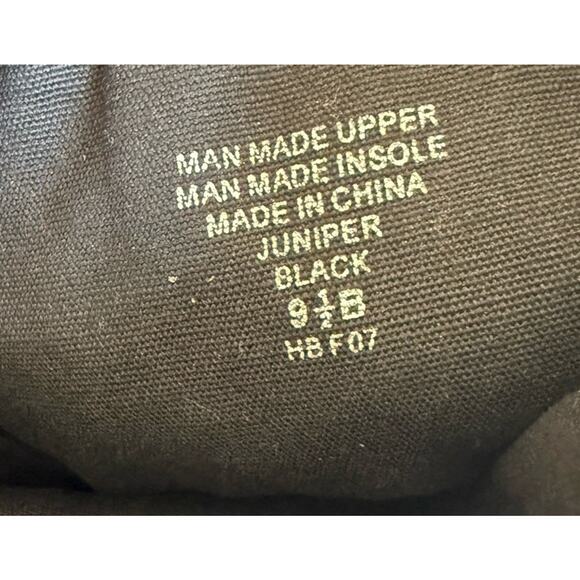 KALSO Earth Juniper Vegan Negative Heel Black Boots Floral Women 9.5B non slip - Picture 4 of 6